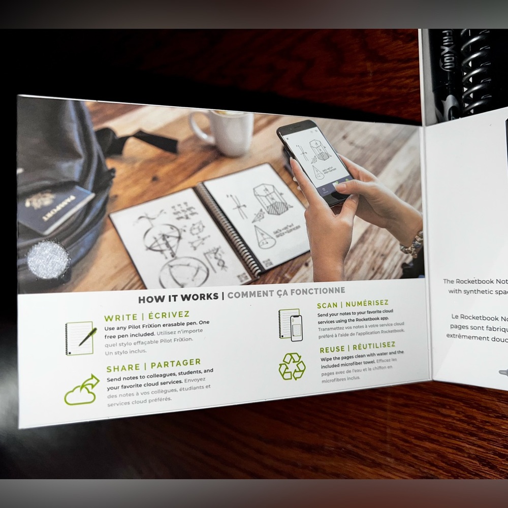 🖤🖤 NEW ROCKETBOOK NOTE 🖤🖤 - Picture 2 of 5